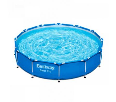 Piscina Bestway redonda c/ est. metalica 4.678Lt. Steel Pro