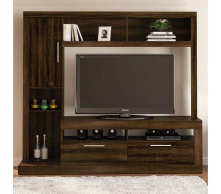 ESTANTE POLITORNO RIO 170643 TABACO (TV55") C/ PUERTA MDP