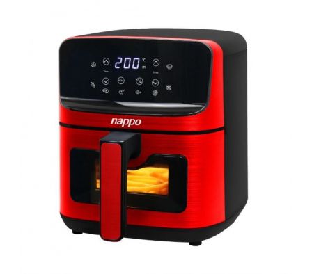 FREIDORA SIN ACEITE DIGITAL NAPPO 4,5L ROJA NEF-213