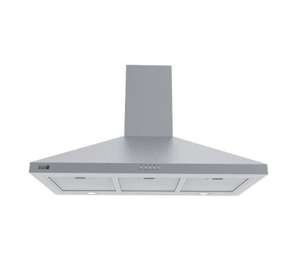 CAMPANA EXTRACTORA JAM 90CM INOX 90A15-3 VEL/ LUZ LED-900M3/H-FILTRO DE CARBON