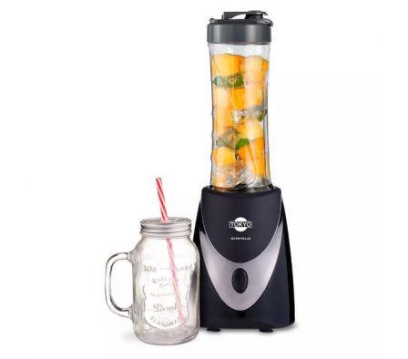 LICUADORA TOKYO NUTRI PULSE PRO HOPPIE 600ML + VASO VIDRIO 500ML 250W