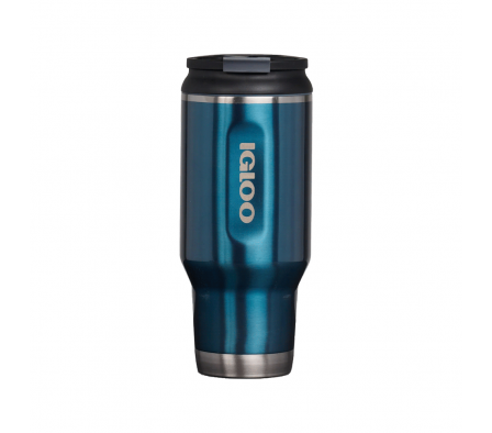 VASO TERMICO IGLOO 950ML AZUL MODERNO C/TAPA 71079
