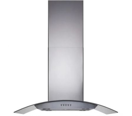 CAMPANA CADENCE 90CM INSPIRE CRISTAL CURVADO CFA502-220