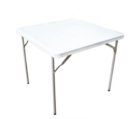 MESA CUADRADA UNIQUE BLANCA MCB80
