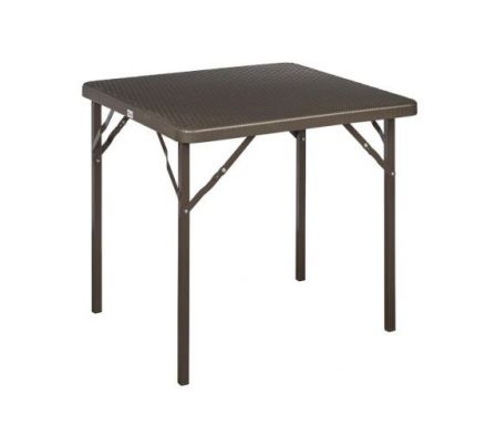 MESA CUADRADA UNIQUE MARRÓN MCR80