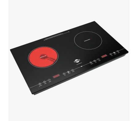 PLACA DUAL VITRO TOKYO TOKDUALI 2ZONAS 1 INDUCC 1 INFRARROJO