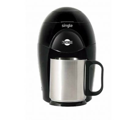 CAFETERA PERSONAL TOKYO SINGLE C/TAZA ACERO INOX INCLUIDA 350W