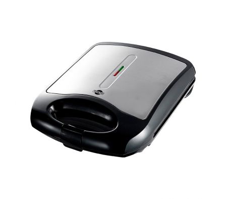 SANDWICHERA TOKYO 4 PANES INOX PLACA TRIANGULAR 1200W