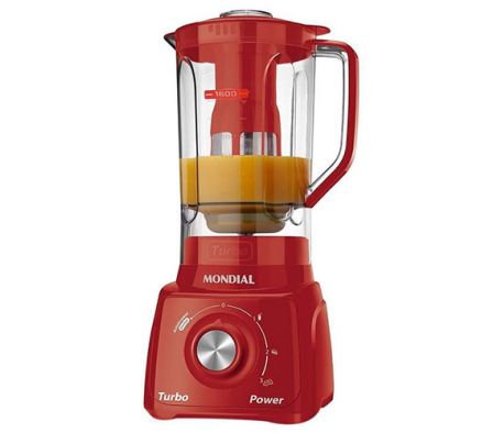 LICUADORA MONDIAL TURBO POWER L-99FR                                                                        ROJO